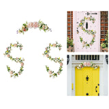 Maxbell 3x Artificial Flower Silk Rose Leaf Garland Wedding Rose Vine Hotel