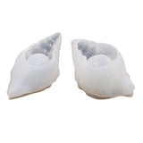 Maxbell 2x Creative Conch Shell Shape Tray Mould Storage Ornaments Container