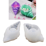 Maxbell 2x Creative Conch Shell Shape Tray Mould Storage Ornaments Container