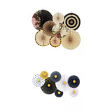 Maxbell 2 Set Mini Paper Fans Birthday Baby Shower Wedding Party Hanging Decor