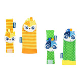 Maxbell 4x Baby Wrist Rattles Sensory Toys for Baby 0-6 Months Infant