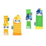 Maxbell 4x Baby Wrist Rattles Sensory Toys for Baby 0-6 Months Infant