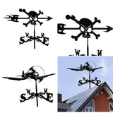 Maxbell 2x Weather Vane Yard Wind Direction Indicator Kit Bracket Weathervane