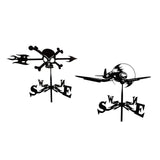 Maxbell 2x Weather Vane Yard Wind Direction Indicator Kit Bracket Weathervane