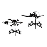Maxbell 2x Weather Vane Yard Wind Direction Indicator Kit Bracket Weathervane