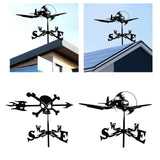 Maxbell 2x Weather Vane Yard Wind Direction Indicator Kit Bracket Weathervane