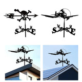 Maxbell 2x Weather Vane Yard Wind Direction Indicator Kit Bracket Weathervane