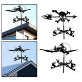 Maxbell 2x Weather Vane Yard Wind Direction Indicator Kit Bracket Weathervane