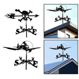 Maxbell 2x Weather Vane Yard Wind Direction Indicator Kit Bracket Weathervane