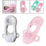 Maxbell Baby Feeding Pillow Baby Room Decor for Newborn Infant Baby Care Pink+Grey