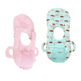 Maxbell Baby Feeding Pillow Baby Room Decor for Newborn Infant Pink+Fox pattern