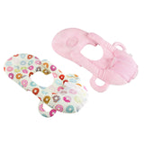 Maxbell Baby Feeding Pillow Baby Room Decor for Newborn Infant Donut pattern+Pink