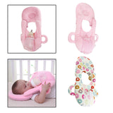 Maxbell Baby Feeding Pillow Baby Room Decor for Newborn Infant Donut pattern+Pink