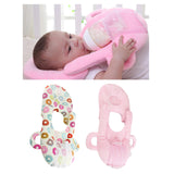 Maxbell Baby Feeding Pillow Baby Room Decor for Newborn Infant Donut pattern+Pink