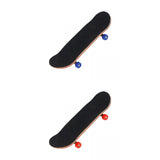 Maxbell 2x Finger Skateboard Kit PU Non-Slip Pad Fingerboard for Kids Children Boy