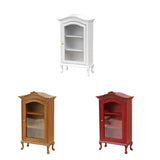 Maxbell 3pcs Miniature Cabinet Dollhouse Display Cupboard Model Toy Furniture
