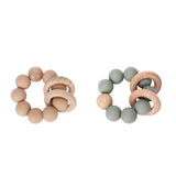 Maxbell 2pcs Teething Beads Bracelet Beads Teething Stuff for 0-6 Month Toddler