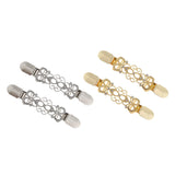 Maxbell 4x Retro Woman Shawl Cardigan Sweater Duck Mouth Clip Shirt Collar Clasp