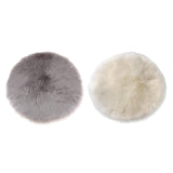 Maxbell 2x Faux Fur Seat Cushion Pad Artificial Sheepskin Mat