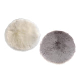 Maxbell 2x Faux Fur Seat Cushion Pad Artificial Sheepskin Mat