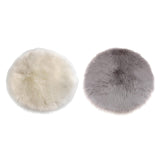 Maxbell 2x Faux Fur Seat Cushion Pad Artificial Sheepskin Mat