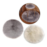 Maxbell 2x Faux Fur Seat Cushion Pad Artificial Sheepskin Mat