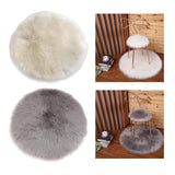 Maxbell 2x Faux Fur Seat Cushion Pad Artificial Sheepskin Mat
