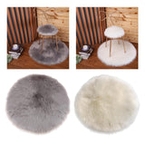 Maxbell 2x Faux Fur Seat Cushion Pad Artificial Sheepskin Mat