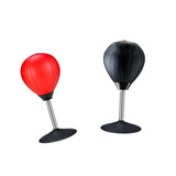 Maxbell 2x Inflatable Desktop Punch Bag Freestanding Table for Office Fitness