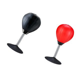 Maxbell 2x Inflatable Desktop Punch Bag Freestanding Table for Office Fitness