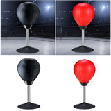 Maxbell 2x Inflatable Desktop Punch Bag Freestanding Table for Office Fitness