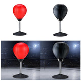 Maxbell 2x Inflatable Desktop Punch Bag Freestanding Table for Office Fitness