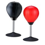 Maxbell 2x Inflatable Desktop Punch Bag Freestanding Table for Office Fitness