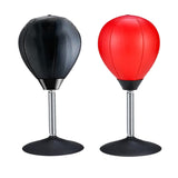 Maxbell 2x Inflatable Desktop Punch Bag Freestanding Table for Office Fitness