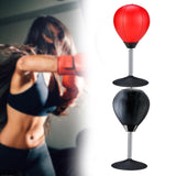 Maxbell 2x Inflatable Desktop Punch Bag Freestanding Table for Office Fitness