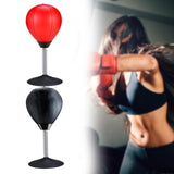 Maxbell 2x Inflatable Desktop Punch Bag Freestanding Table for Office Fitness