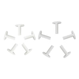 Maxbell 10Pcs Plastic Driving Range Golf Tees Holder Tee Training Practice Mat