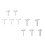 Maxbell 10Pcs Plastic Driving Range Golf Tees Holder Tee Training Practice Mat