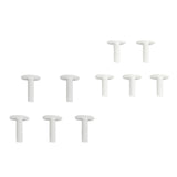 Maxbell 10Pcs Plastic Driving Range Golf Tees Holder Tee Training Practice Mat