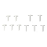 Maxbell 10Pcs Plastic Driving Range Golf Tees Holder Tee Training Practice Mat