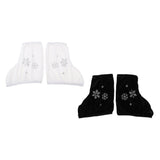 Maxbell 4pcs Ice Skate Boot Covers Protector for Figure Skating Velvet