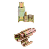 Maxbell 2 Pieces Corrugated Pipe Interface Maker Bellows Flat Mouth Tool