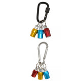Maxbell 2 Set Aluminum Alloy Keychain Drill Screwdriver Bit Holder