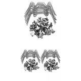 Maxbell 75Pcs Practical Greenhouse Clips Z-Type Clips for Greenhouse Glass Fixation