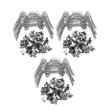 Maxbell 75Pcs Practical Greenhouse Clips Z-Type Clips for Greenhouse Glass Fixation