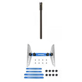 Maxbell Stair Treads Gauge Template Shelf Scribe Tools for Stairs Risers Blue
