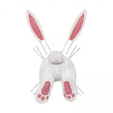 Maxbell 2Pcs Easter Decor Wreath Kit Bunny with Ears DIY Garland pink