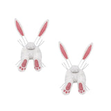 Maxbell 2Pcs Easter Decor Wreath Kit Bunny with Ears DIY Garland pink