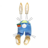 Maxbell 2Pcs Easter Decor Wreath Kit Bunny with Ears DIY Garland blue