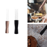 Maxbell 2 Pack Needle Style Coffee Tamper Distributor Espresso Hand Stirrer Tool